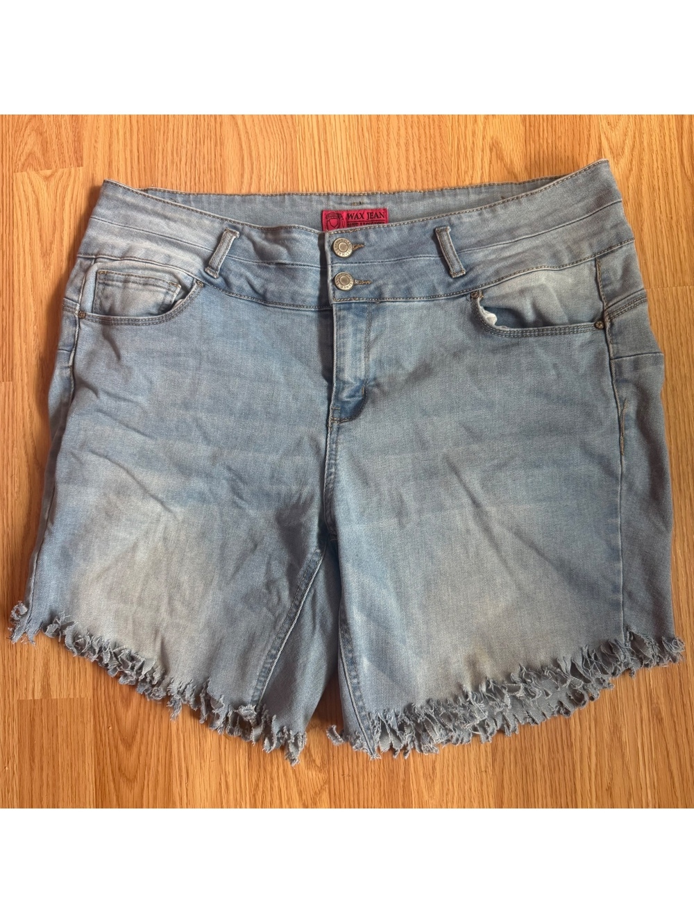 Wax Jean Fringe Cutoff Shorts Size 16